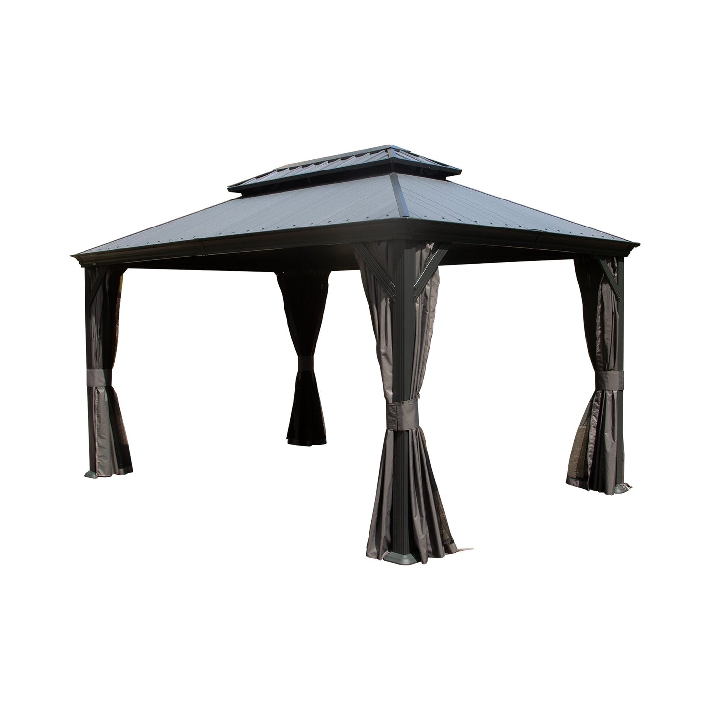 12'x16' Hardtop Gazebo with Resin Roof